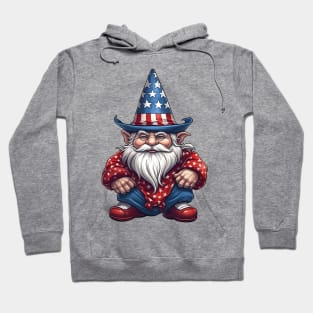 4th of July Gnome #1 Hoodie